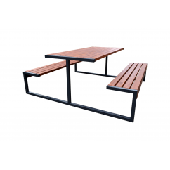 Ławostół drewniano - stalowy 