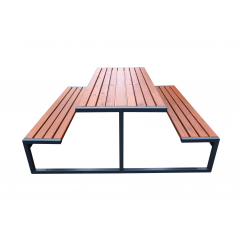 Ławostół drewniano - stalowy 