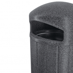 Kosz ULICZNY  70,7 L TWIST Z PODSTAWĄ PLASTIKOWĄ